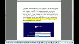 Install Windows 11 without Bloatware