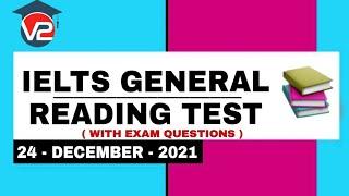 IELTS GENERAL - READING PRACTICE TEST | 30 - 01 - 2021