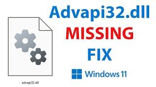 Advapi32.dll missing Windows FIX