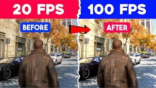  How To Fix Lag In GTA 4 (1GB RAM) Optimize GTA 4 For Low End PC 