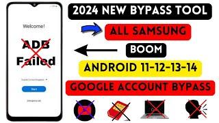 All Samsung Android 11-12-13-14 FRP BypassGoogle Account Unlock | 2024 New Bypass Tool - ADB Failed