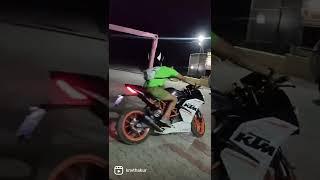 Ktm rc 390 bs3 decat straight piped sc replica exhaust too loud️‍🫣