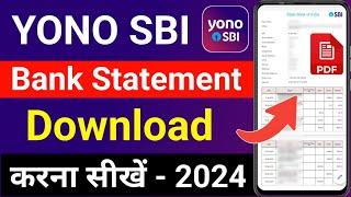 yono sbi statement kaise nikale | how to download bank statement from yono sbi | sbi bank statement