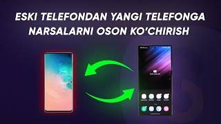 Samsungga malumotlarni o’tqazish yo’li. Rasim, video, o’yin hammasi o’tadi.