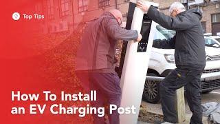 How To Install an EV Charging Post - a STEP BY STEP guide by a qualified EV Charging Point Installer