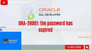 ORA 28001  The password has expired