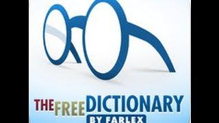 The Free Dictionary App Review for IPhone