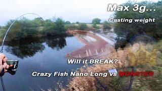 Crazy Fish nano long SE vs BIG pike 90+ cm