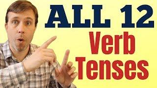LEARN ALL 12 VERB TENSES IN ENGLISH  