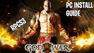 How to Install & Play God of War 3 on PC | RPCS3 Install Guide Easy & Simple Download