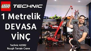 Devasa LEGO VİNÇ Yaptım! (LEGO Technic 42082 Rough Terrain Crane Speed Build & Review)