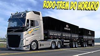 MUITA PRESSÃO NO VOLVO FH 540 NO RODO-TREM - TERMINANDO A VIAGEM - ETS 2 1.53 MODS BR