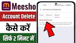 how to delete meesho account || meesho account delete kaise kare