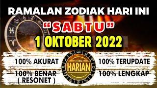 RAMALAN ZODIAK HARI INI SABTU | 1 OKTOBER 2022 LENGKAP DAN AKURAT