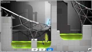 Bridge Constructor Portal — игровой процесс на PS4