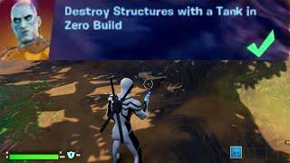 Destroy Structures with a Tank in Zero Build - Fortnite