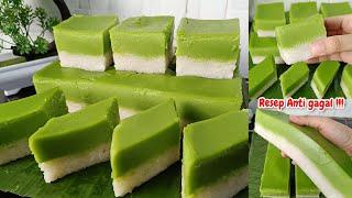 RESEP ANTI GAGAL KUE TALAM KETAN SRIKAYA PANDAN / KUE SERIMUKA PANDAN ENAK BANGET LEMBUT GURIH !!!