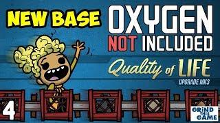 Oxygen Not Included #4 - Cure Slimelung with Medicine Packs - Quality of Life Upgrade Mk 3 (QoL Mk3)