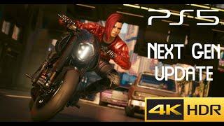 Cyberpunk 2077 I PS5 NextGen Update! 4K 60 FPS (30 FPS Ray Tracing) HDR I Gameplay Playstation 5