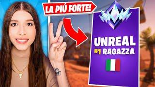 PRIMA RAGAZZA AL MONDO ad UNREAL IN RANKED nella NUOVA SEASON! FORTNITE ITA