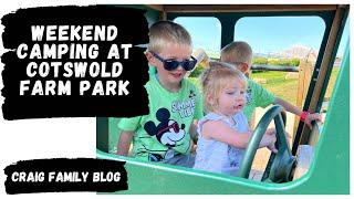 Camping at Cotswold Farm Park | in our Berghaus Air Tent | Reviewing Family Campsites in the UK