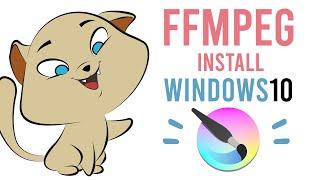  How to install FFMPEG on windows 10 - Rendering animation in Krita - Export MP4