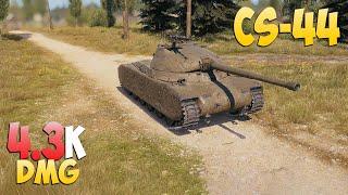 CS-44 - 7 Kills 4.3K DMG - Rare! - World Of Tanks