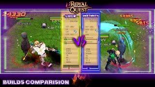 Royal Quest | Assassin Builds Comparision  Luck & Dexterity