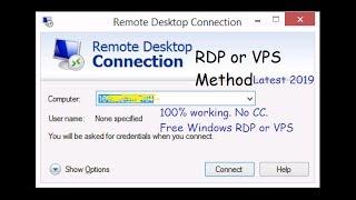 How to Get Windows VPS or RDP free 100% Latest working Method 2019