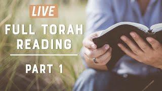 Full Torah Reading Live (Part 1 - Genesis - Leviticus)