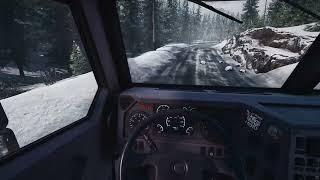 SnowRunner, Realistic Driving in Alaska, Rescue a Royal BM17.