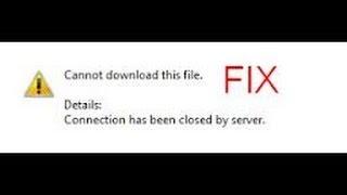 Fix IDM Connection Has Been closed by server [Tutorial]