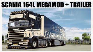 [ ETS 2 1.48 ] SCANIA 164L MEGAMOD + TRAILER