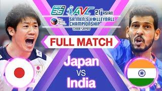 Japan vs. India - Full Match - PPTV 2021 Asian Sr. men's JVA Volleyball Championship | Pool A