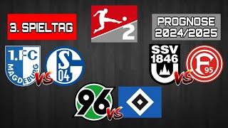 3. SPIELTAG 2. LIGA PROGNOSE 2024/2025! / Hannover 96 gegen Hamburger SV