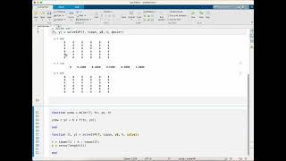 The Euler method (MATLAB)