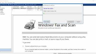 Use Windows Fax and Scan to send FAX.