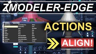 ZBrush - ZModeler Edge(Actions) - "Align"