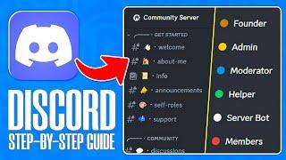 How to Setup a Community Discord Server In 2024 (FREE TEMPLATE)