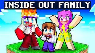 Having an INSIDE OUT FAMILY in Minecraft!