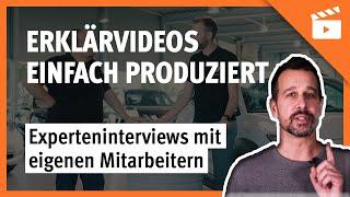 Erklärvideo anstatt langweiliger Gebrauchsanweisung  |  Experteninterviews als ansprechender Service