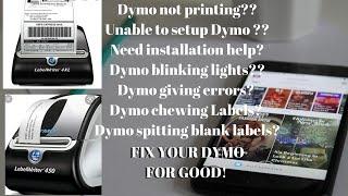 Dymo 4xl error troubleshooting | Dymo installation shortcut | Dymo Easy printing