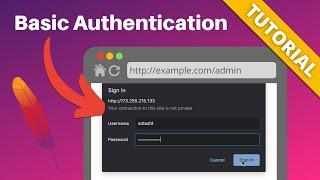 How to Password Protect Apache with Basic Authentication