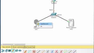 IoT in Packet Tracer 7 - Registration Server, Motion Capture, Webcam