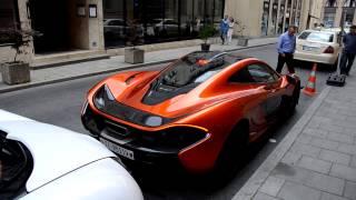 Bugatti, McLaren P1 and LaFerrari spottet together in Munich - Munichs' best Lineup