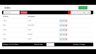 AJAX asp.net core 5 MVC crud operations using EF Core Partial View JQuery  Code First UpdatePanel