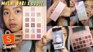 Haul & Try On Makeup Shopee Murah- Murah!!