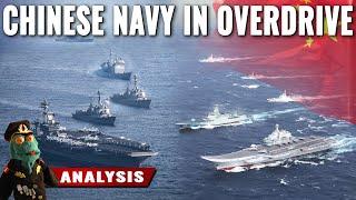 Chinese navy exploding in numbers: More ships AND tonnage than US Navy?