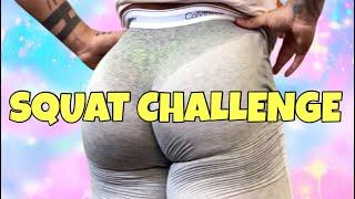 SQUAT CHALLENGE! Get Big Glutes!