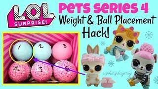 LOL Surprise Pets Series 4 Eye Spy Decoder Weight and Ball Placement Hack Snow Angel Kitty Doll